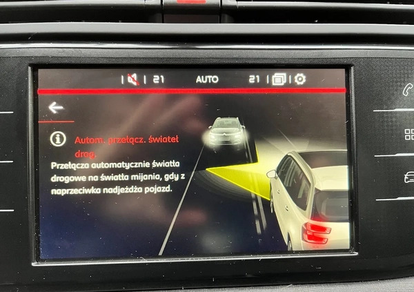 Citroen C4 SpaceTourer cena 61600 przebieg: 105900, rok produkcji 2019 z Szczecin małe 596